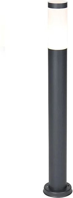 QAZQA Außenlaterne Rox in Anthrazit aus Edelstahl, dimmbar, IP44, Höhe: 80 cm - Bild 1