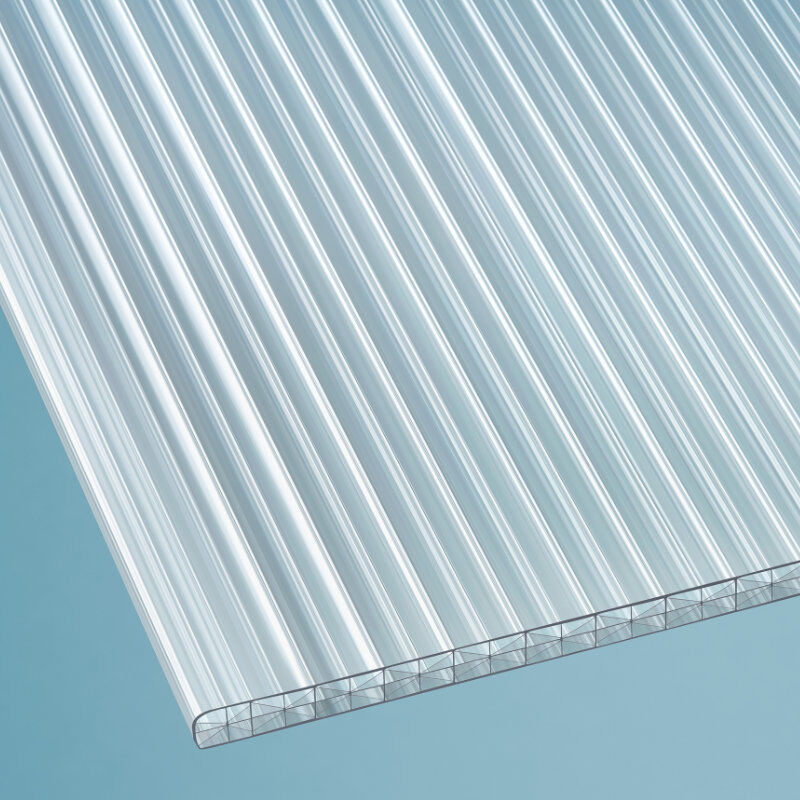 Scobalit Stegplatte Polycarbonat X16 5-Fach, 16 mm, Breite: 98 cm, glasklar transparent - Bild 1