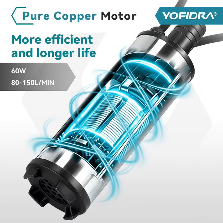 YOFIDRA Elektrische Wasserpumpe und Ölpumpe mit 50–80 l/min Förderleistung für Makita 21 V Akku-Stifte - Bild 3