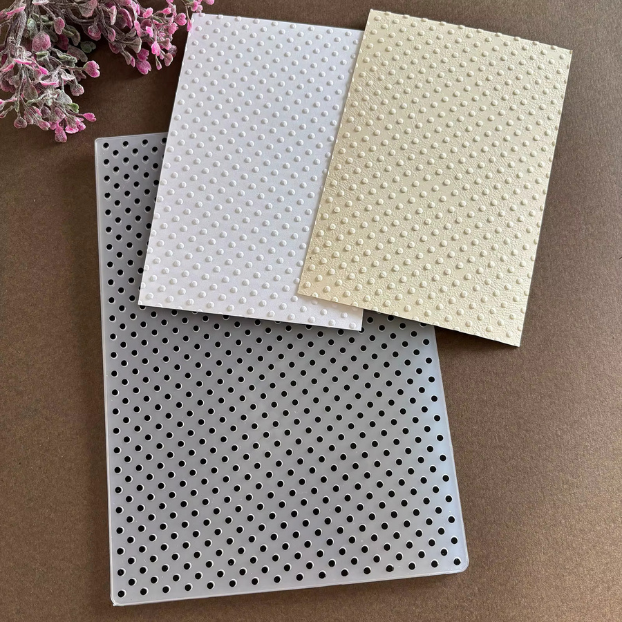 Diamond Dot Kunststoffordner mit gepressten Blumen in Multicolour für Scrapbooking und DIY-Papierhandwerk - Bild 1