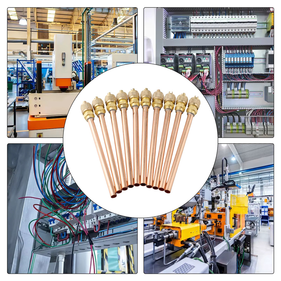 VIBRATITE Kälte- und Wartungsventil aus Messing in Gold - Bild 2