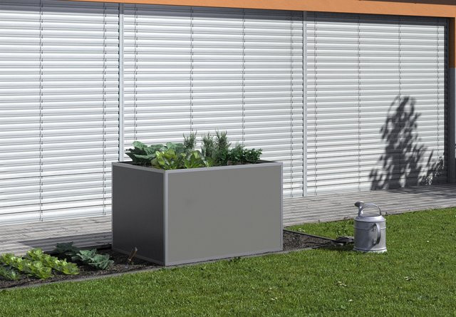 KGT Schneckenkante für Hochbeete 210 aus Aluminium in Aluminium Blank, Breite: 205 cm, Länge: 91 cm - Bild 1