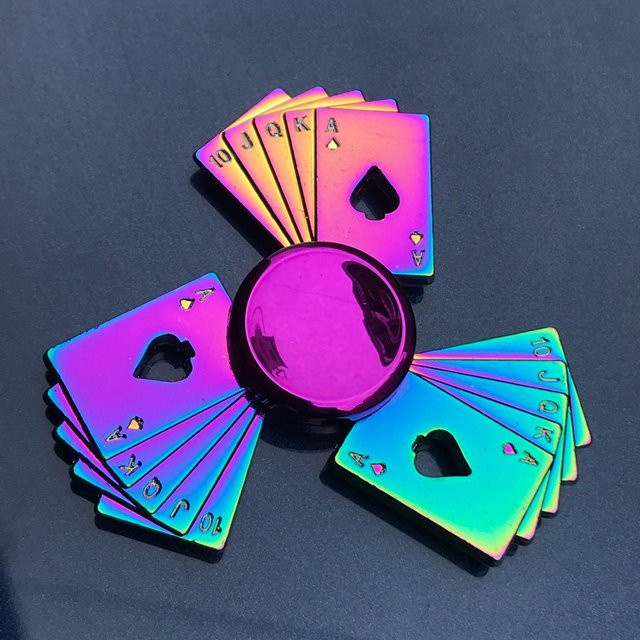 Fashnics Metall Spinner Fidget, Hand Spinner, Stressabbau Spielzeug - Bild 1