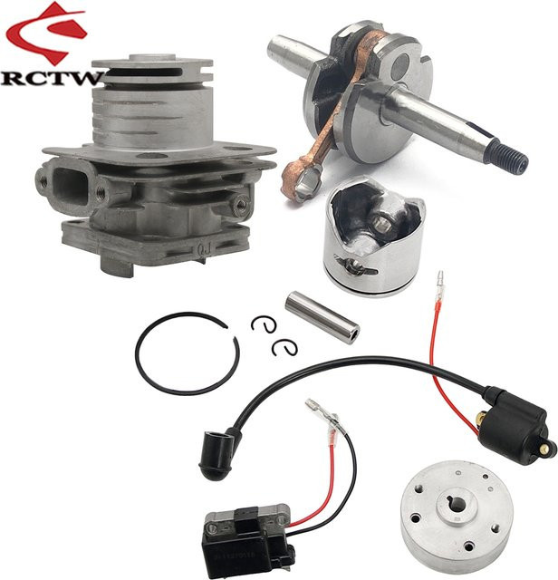 ZENOAH RC Marine Zylinder oder Kolben oder Kurbelwellen-Kit, Metall, Grau - Bild 1