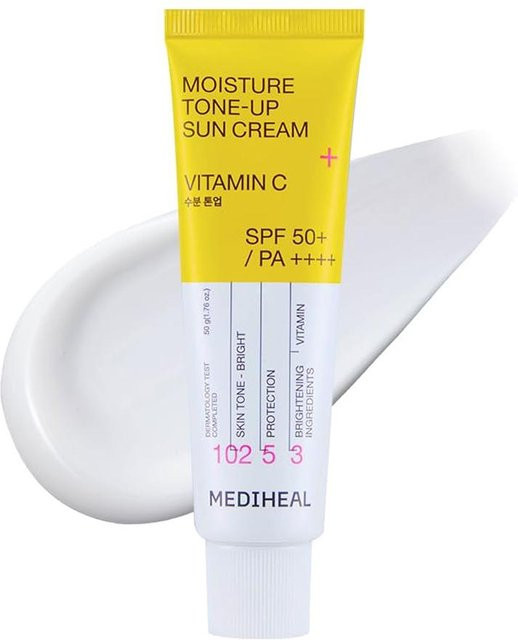 MEDIHEAL Feuchtigkeits-Aufhellungs-Sonnencreme LSF 50+, 50 ml - Bild 1