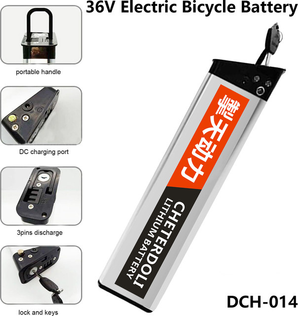 ANCHEER 36V E-Bike-Akku 10Ah Lithium-Ionen-Pack für Klappfahrräder AM1908 ADO A16 mit 30A BMS für 500W und 750W Motoren - Bild 1