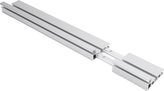 Koogeelife Teleskop Gehrungsverlängerung für Zäune aus Aluminiumlegierung in Weiß und Silber - Bild 1