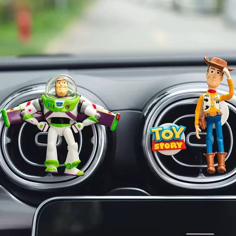 Disney Toy Story Woody Buzz Lightyear Puppe Auto Lufterfrischer Aromatherapie - Bild 3