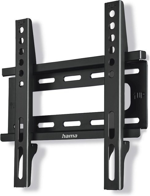 Hama TV-Wandhalterung starr in Schwarz für 46 Zoll bis 25 kg mit VESA 200x200 mm und 2,5 cm Wandabstand - Bild 1