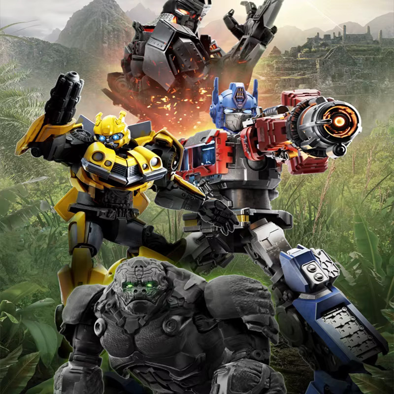Blokees Transformers Actionfiguren zum Zusammenbau mit Optimus Prime, Megatron, Bumblebee und weiteren Charakteren in Multicolour - Bild 3