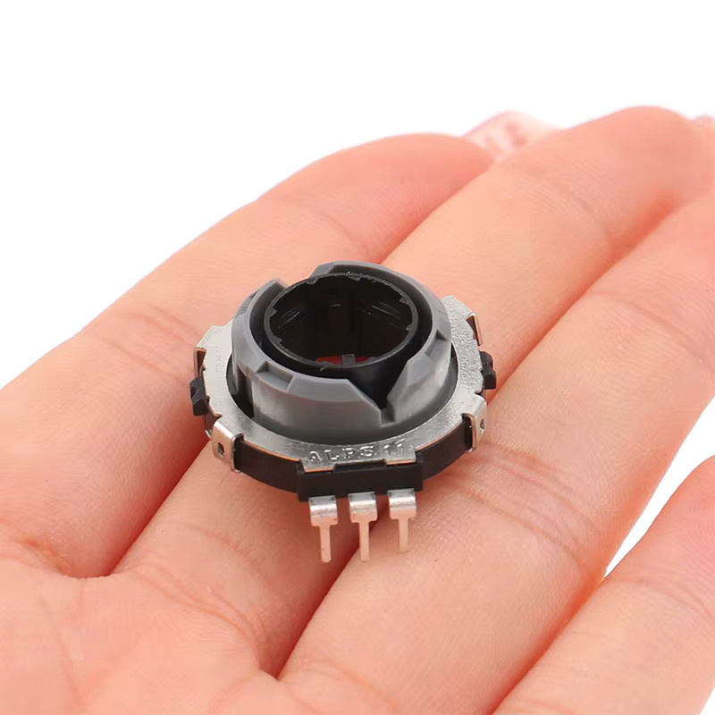 ALPS EC25 SRGP200200 Hohlwellen-Encoder in Schwarz mit 20 Positionierungen und 10 Impulsen als Auto- oder Lautstärkeschalter - Bild 3