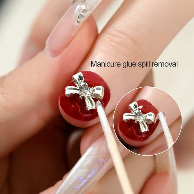 KANIU Einweg-Nagelkleber-Absaugstäbchen, Holz, Maniküre und Reinigung - Bild 1