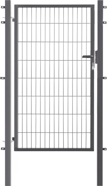 FLORAWORLD Einzeltor Schwingtor aus Metall in Anthrazit B/H: 100 x 160 cm - Bild 1