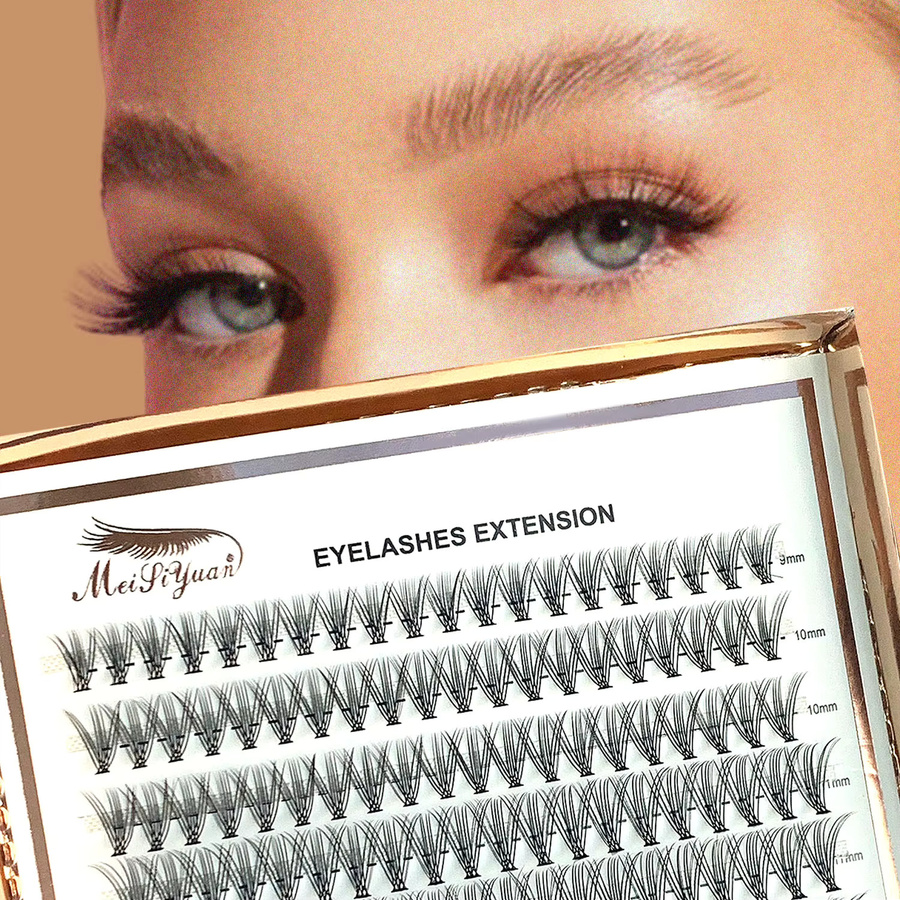 JUJU Dream DIY-Cluster-Falsche Wimpern, natürlich, Unisex - Bild 3