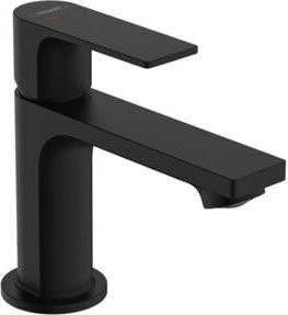 Hansgrohe Waschtisch-Einhebelmischer Rebris E 80 CoolSt mit Zugstangen-Ablaufgarnitur in Mattschwarz - Bild 1