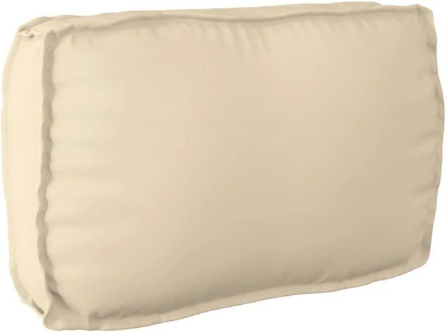 vidaXL Kissen Beige aus Oxford-Stoff, B/T/H: 70 x 40 x 12 cm - Bild 1