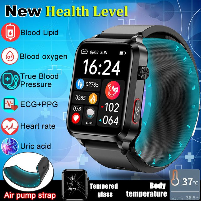 RNABAU Smartwatch, Edelstahl, Schwarz, Herren, wasserdicht - Bild 1