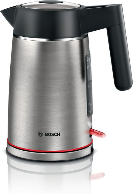 Bosch Wasserkocher TWK6M480 aus Edelstahl in Silber, 1,7 Liter, 2400 W mit Wasserstandsanzeige und Kalkfilter - Bild 1