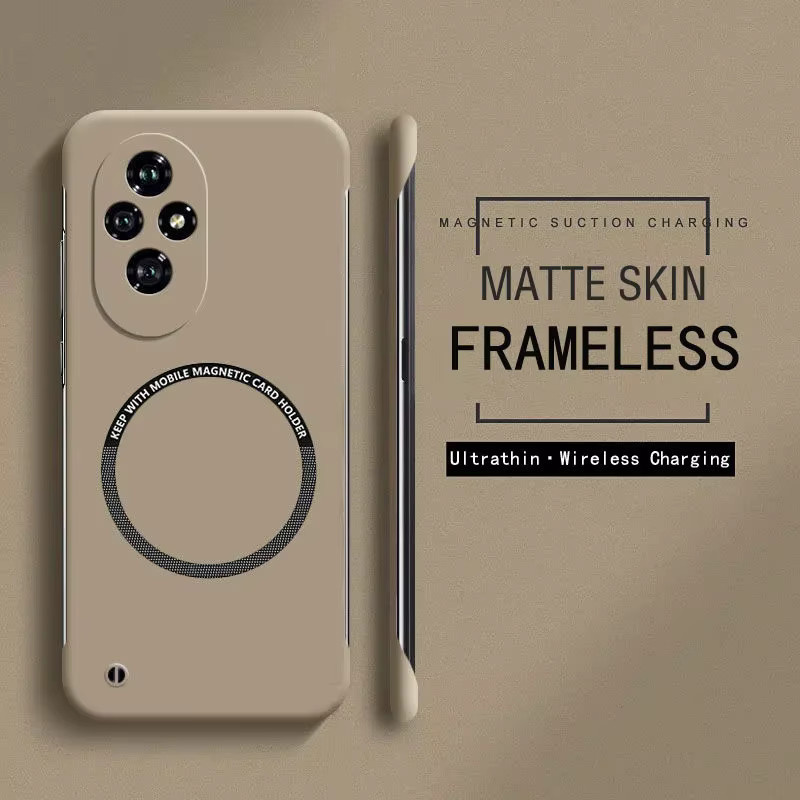 Ultradünne magnetische Schutzhülle aus hartem PC für Honor 300 Ultra und Honor 200 Smart Pro Lite in mattem Design und Bonbonfarben - Bild 3