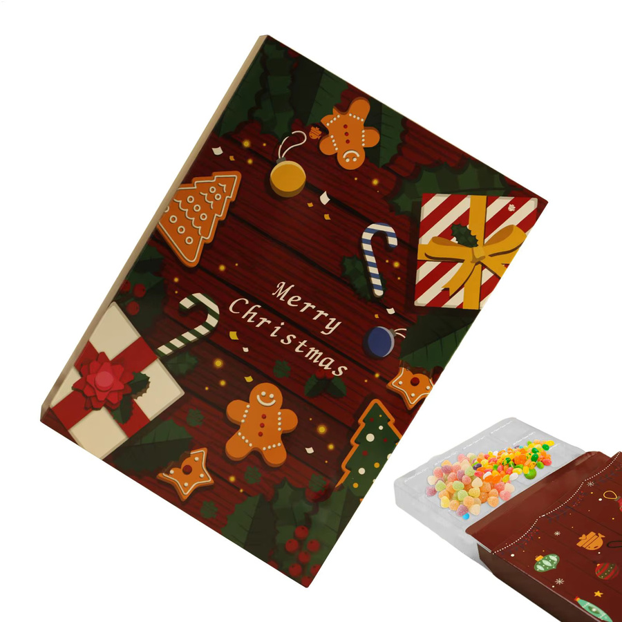 DIY Leere Countdown-Kalender Box für 24 Tage zum Selbergestalten aus Papier für Weihnachten und das neue Jahr - Bild 1