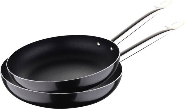SAN IGNACIO Expert Pfannenset aus Gusseisen, 2-teilig, Schwarz - Bild 1