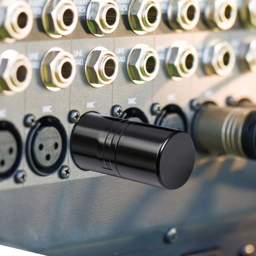 APWIKOGER 120 Ohm 3-Pin XLR/DMX Terminator Audio-Konverter-Adapter in Schwarz für Beleuchtungs- und Audiosysteme - Bild 3