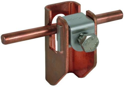 DEHN Flachbandhalter 277237 in Braun - Bild 1