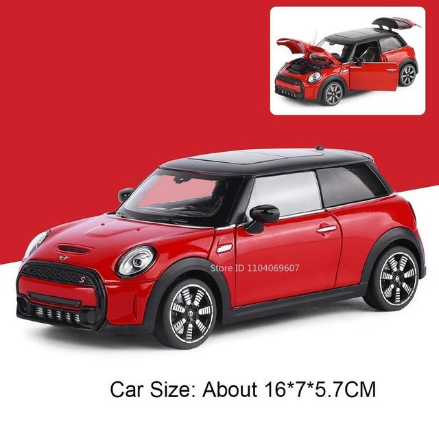 Linyi toy car Mini Cooper X5M Miniaturmodell Auto, 1:24, ab 14 Jahre - Bild 1