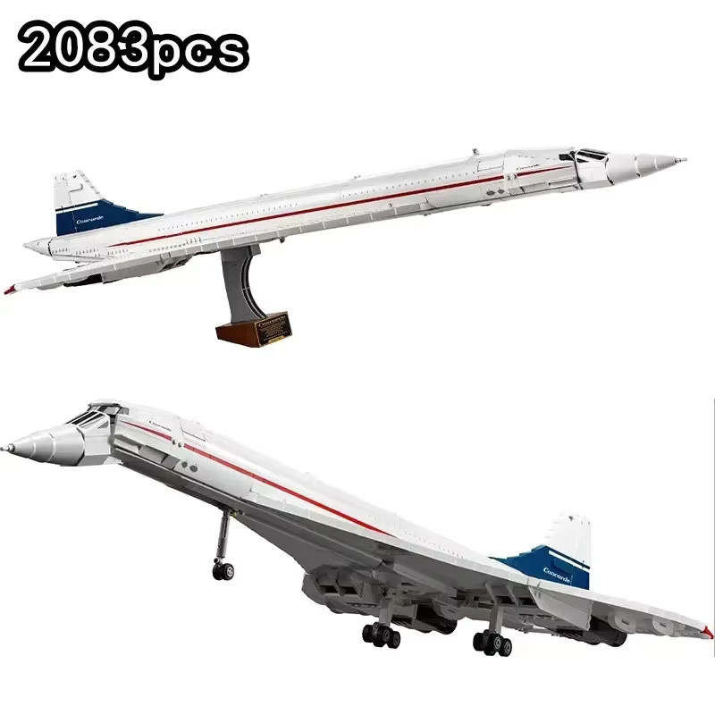 Airbus Concorde Baustein-Set, Überschallflugzeug, 2083 Teile, ab 14 Jahren - Bild 6