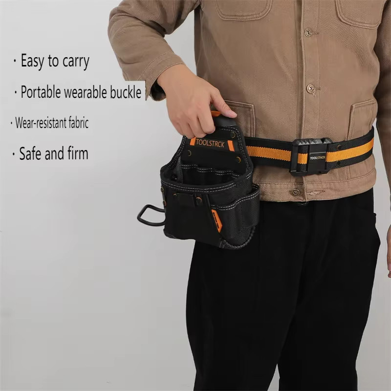 TOOLSTACK Universal Construction Quick-Hang Arbeitsgürtel für Männer, verstärkter und breiter Outdoor-Arbeitsgürtel, verstellbar - Bild 3