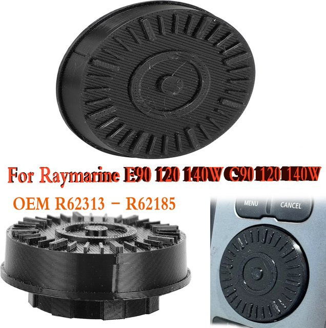 Raymarine UniController Drehwahl-Trackpad in Schwarz als Ersatz für OEM R62313 und R62185 für C90w E90w C120w E120w C140w E140w - Bild 1