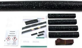 HellermannTyton Schrumpfmanschette LVK-5x1.5-6 PO-X Schwarz - Bild 1