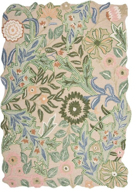 Flair Rugs Wollteppich Bryony Shaped Floral in Mehrfarbig B: 160 cm, T: 230 cm - Bild 1