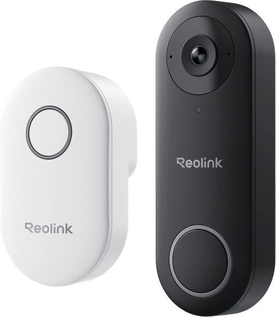 Reolink D340P Video-Türsprechanlage 2K+ PoE mit Chime, Schwarz - Bild 1