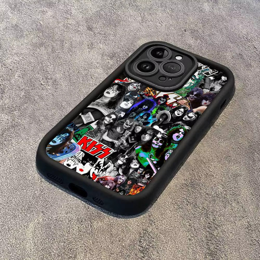 Rock Band K-Kiss Handyhülle für iPhone 17 16 15 14 13 12 11 Pro Max in Multicolour, sturzsichere weiche Schutzhülle - Bild 2