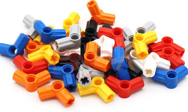 jile Achsen- und Stiftverbinder, abgewinkelt, 20-teiliges Set, Blau, Bunt / Mehrfarbig - Bild 1