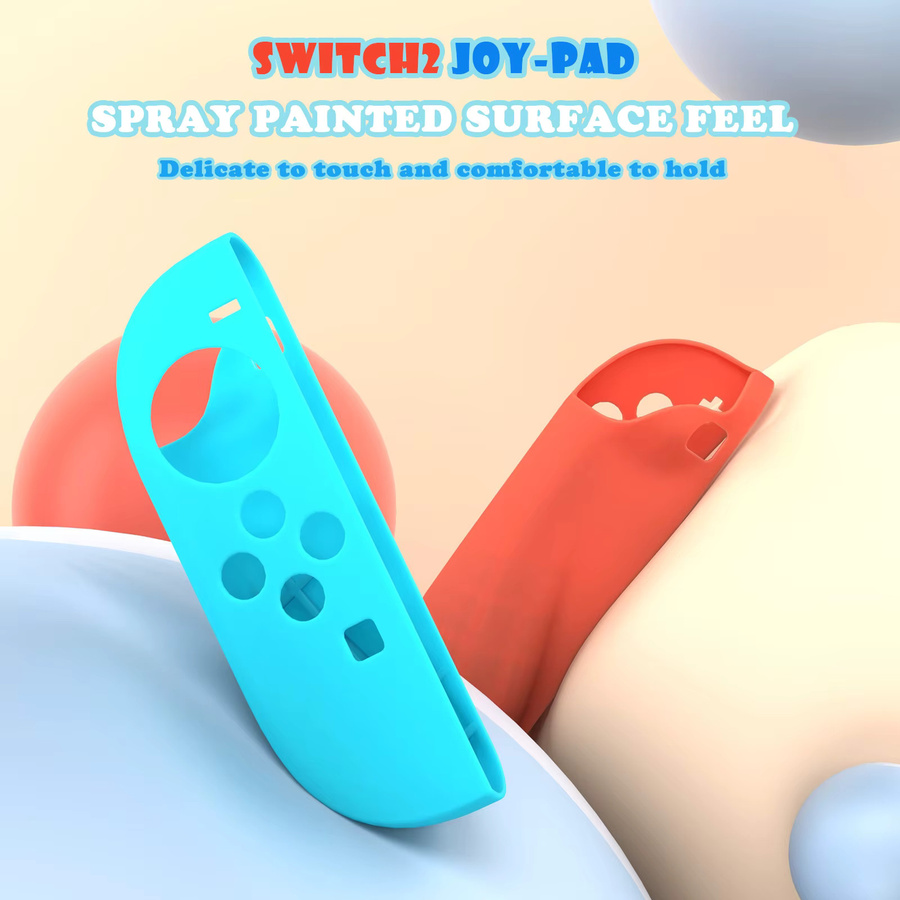 Silikon Soft Case Hand Grip Schutzhülle für Nintendo Switch 2 Joy-Con Controller in Multicolour - Bild 2