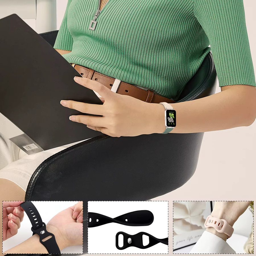 Geekthink Uhrenarmband Silikon, Samsung Galaxy Fit 3, Unisex - Bild 3