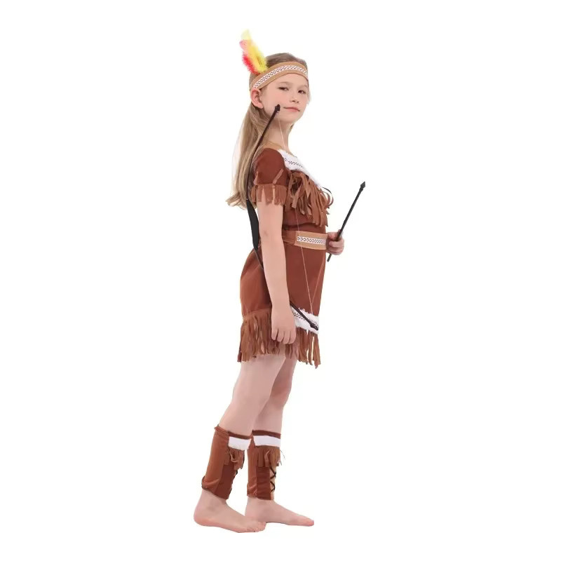 HHYRCOS Indische Prinzessin Kostüm, Mädchen, Prinzessin - Bild 2