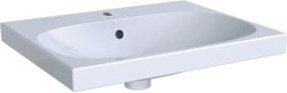 Geberit Waschtisch Acanto aus Keramik in Weiß mit Überlauf, B: 60 cm, T: 48,2 cm - Bild 1