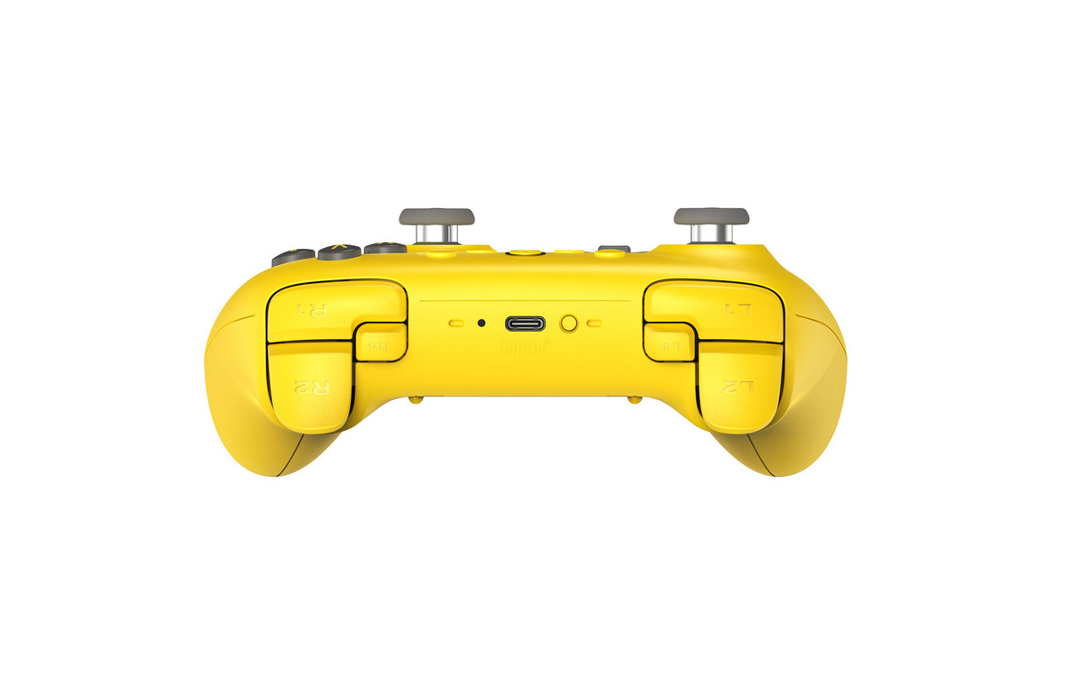 8BitDo Ultimate 2 Bluetooth-Controller in Gelb für Nintendo Switch und PC mit TMR-Joystick und Hall-Effekt-Trigger - Bild 3