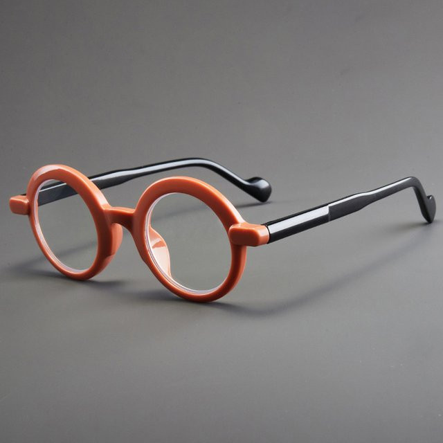 KAMMPT Korrektionsbrille, Rund, Vollrand, Kunststoff, Unisex, Blaulichtfilter - Bild 1