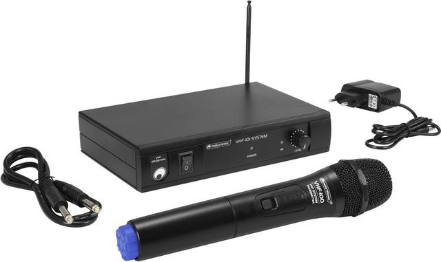Omnitronic VHF-101 Funkmikrofon-System in Schwarz - Bild 1