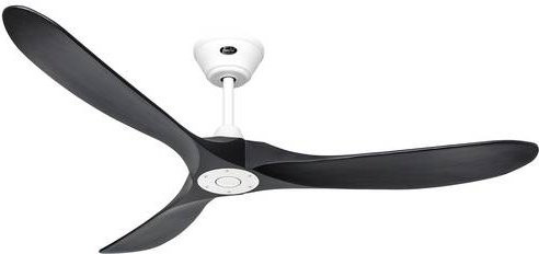 CasaFan ECO GENUINO Deckenventilator mit Fernbedienung, Weiß/Schwarz/Multicolor, Durchmesser: 152 cm, Höhe: 28,5 cm - Bild 1