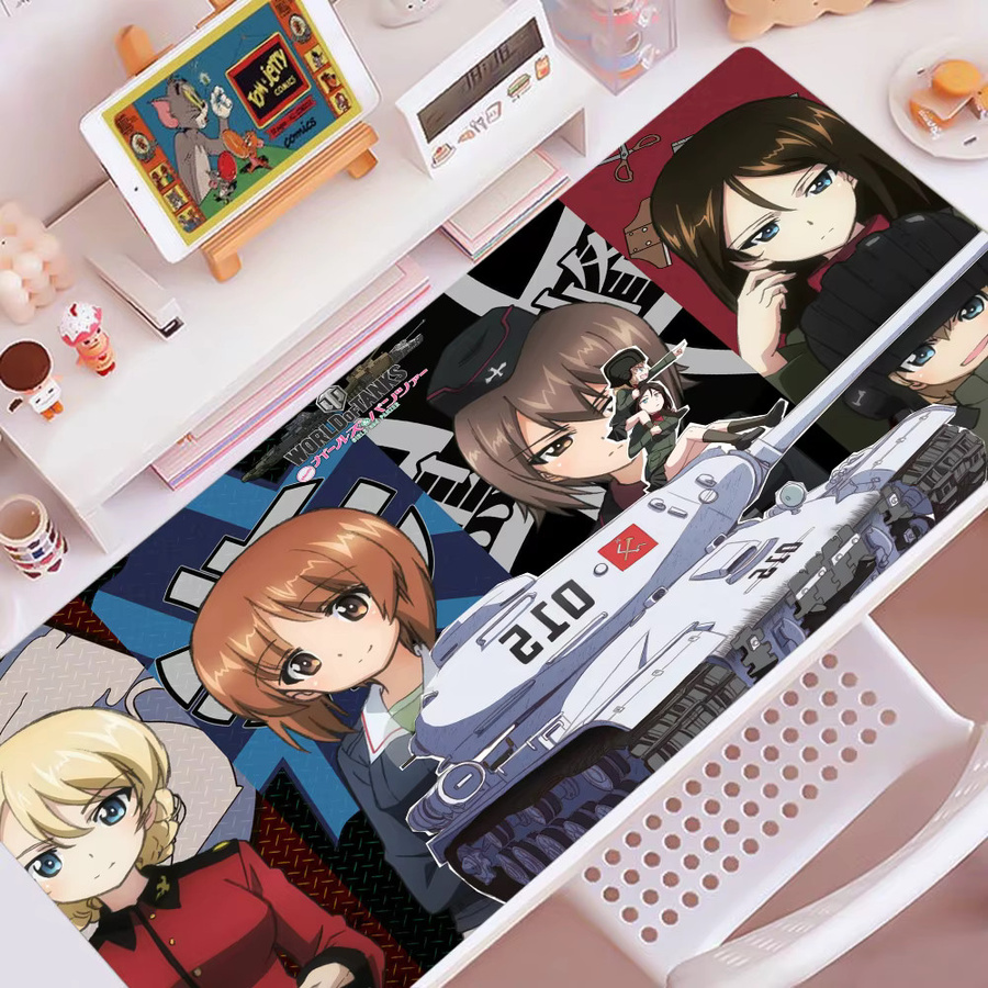 GIRLS Und PANZER Custom Skin Verdicktes Mauspad als übergroße Gaming-Tastaturmatte und Notebook-Tischmatte in Multicolour - Bild 4