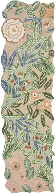 Flair Rugs Wollteppich Bryony Shaped Floral in Mehrfarbig B: 60 cm, L: 230 cm - Bild 1