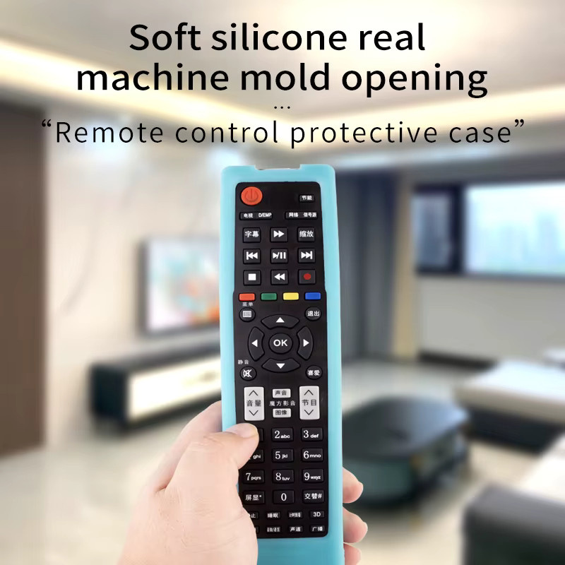 Silikonhülle für Hisense TV-Fernbedienung in Blau - Bild 3