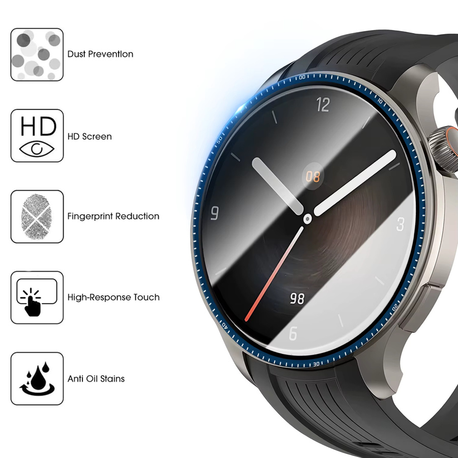 Displayschutzfolie Amazfit Balance 2, transparent, Unisex - Bild 6
