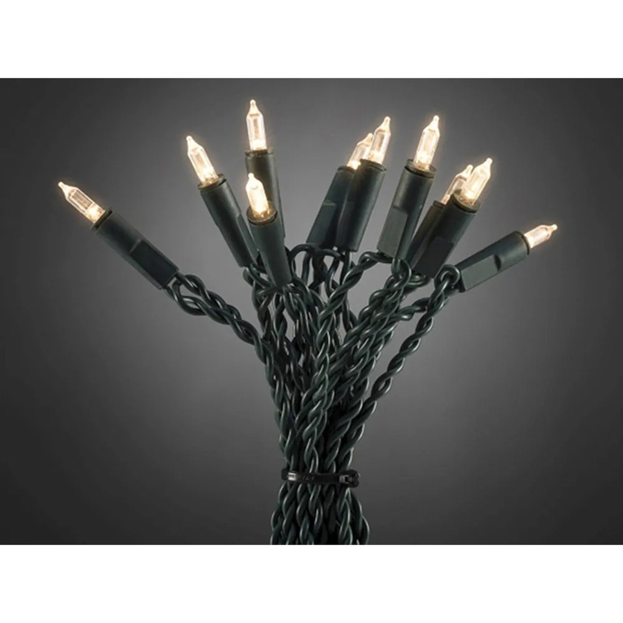 Konstsmide Mini-Lichterkette One String mit 100 warmweißen LEDs für den Innenbereich in Grün - Bild 2