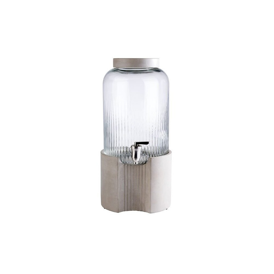 APS Getränkespender ELEMENT mit Beton-Sockel, grau/transparent, 7 l - Bild 1